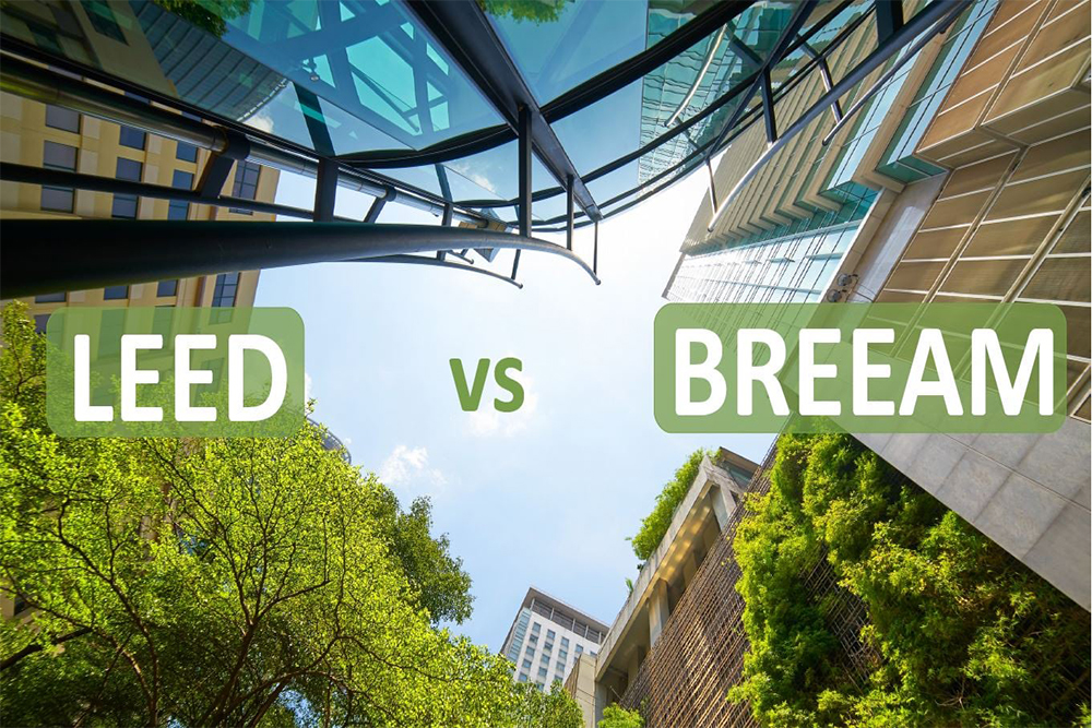 استاندارد  BREEAM  یاLEED   کدامیک را برای ساختمان انتخاب کنم ؟