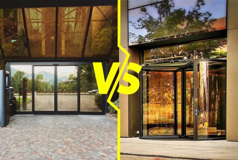 درهای گردان (ریولوینگ) یا کشویی (اسلایدینگ) چه چیزی برای ساختمان شما بهتر است؟